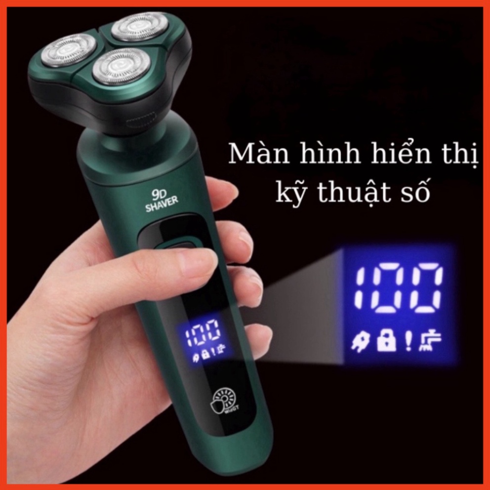 Máy Cạo Râu đazinăng 9D SHAVER screen chỉ ra LED Dao Cạo Nổi 3 cổng sạc cho iPhone 4/4S/5/5S và các loại máy Samsu Hot