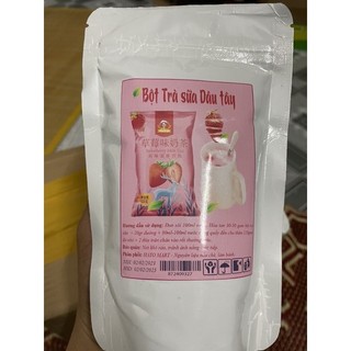 {BÁN RẺ NHẬN 5 SAO} 200gr BỘT TRÀ SỮA DÂU TÂY