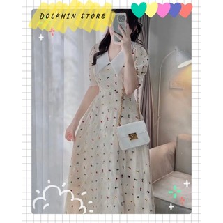 BIGSIZE Đầm hoa bigsize - đầm trắng bigsize