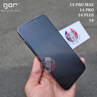Kính cường lực chống vân tay full màn hình gor ag cho ip 14 pro max / 14 pro / 14 plus / 14