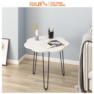 Bàn trà sofa hình đám mây hiện đại chân sắt uốn cong độc đáo thương hiệu HAJI C83