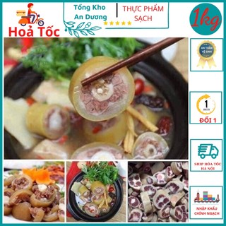Đuôi bò cắt khúc làm sạch khay 1kg, đã sơ chế sạch sẽ chế biến vô cùng tiện lợi, lẩu đuôi bò, đuôi bò hầm thuốc bắc