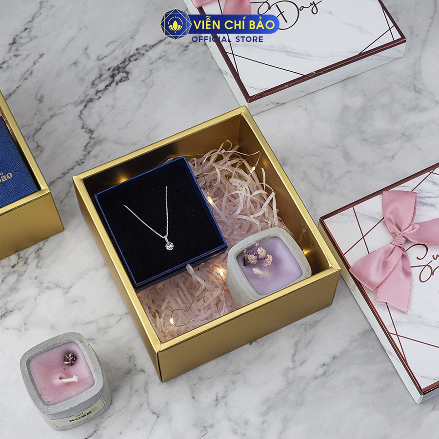 Set Quà Tặng BÍ ẨN - cho cô nàng Hài Hước, thú vị thời trang phụ kiện trang sức Viễn Chí Bảo C500206