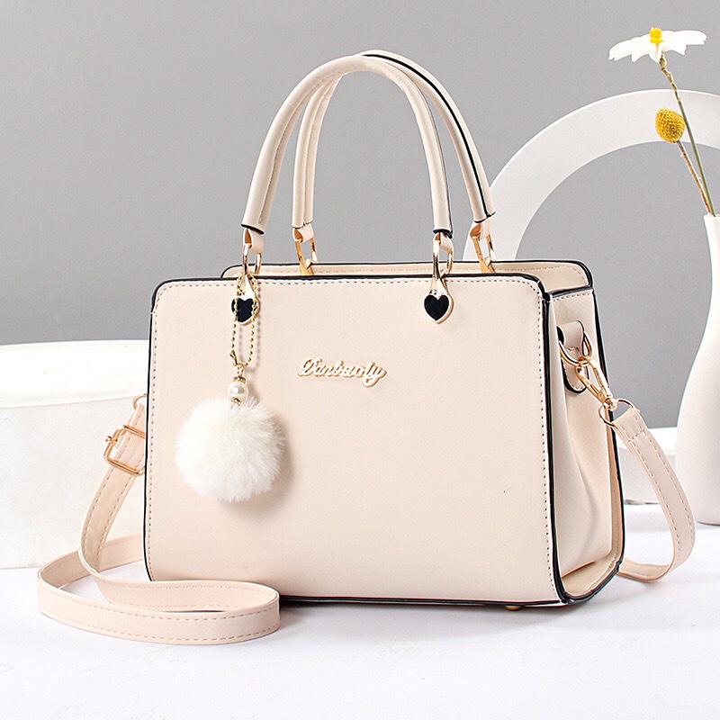 Túi xách nữ Đeo Chéo quai Móc Khóa Tròn Dễ Thương Cute xách cao cấp thời trang TX12