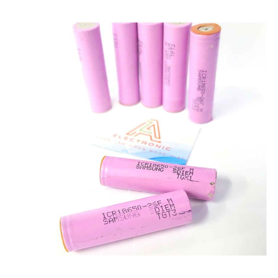 Pin lithium Samsung 18650 2600MAH đã tháo rời PVN22699