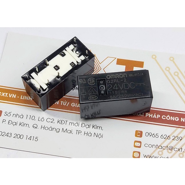 Omron Relay 8A 5V  G2RL-2-05/12/24VDC