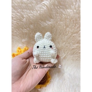 [Handmade] Móc khoá len thỏ
