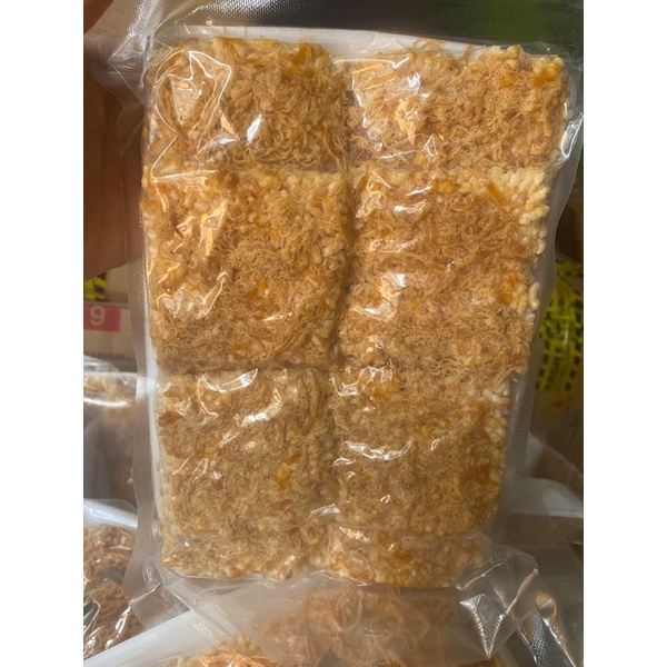 200g cơm cháy siêu chà bông nếp y hình hút chân không