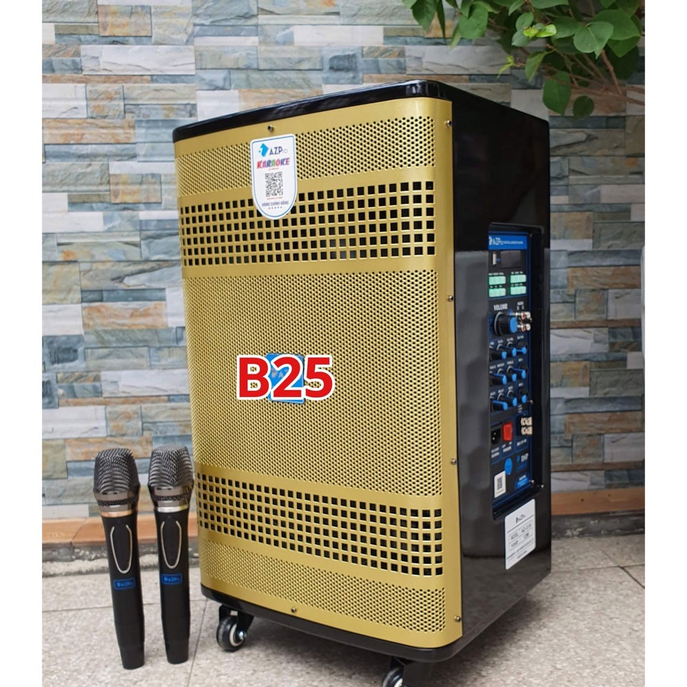 Loa Kéo Karaoke Công Suất Lớn 800W | Loa Kéo Giá Rẻ AZPro AZ-319 Bass 2,5 tấc | Loa Kéo Bluetooth Tặng 2 micro Không Dây
