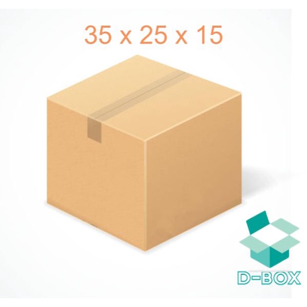 35x25x15 - Combo 10 Hộp carton đóng hàng, Thùng Carton Giá Rẻ