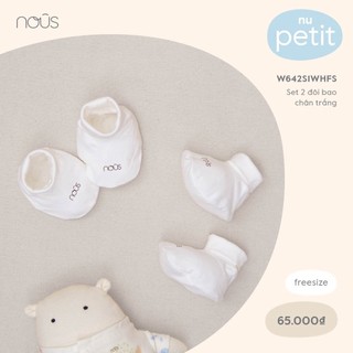 Set bao tay bao chân petit nous mềm mại cho bé sơ sinh