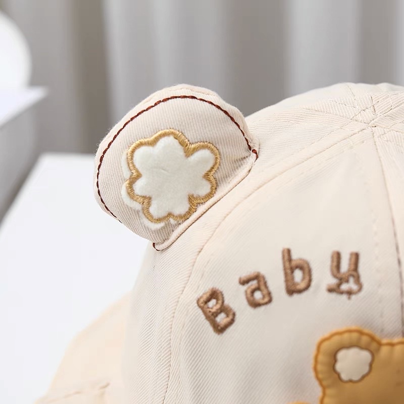 Mũ lưỡi trai cho bé trai bé gái hình dễ thương , phù hợp 4 tháng - 3 tuổi