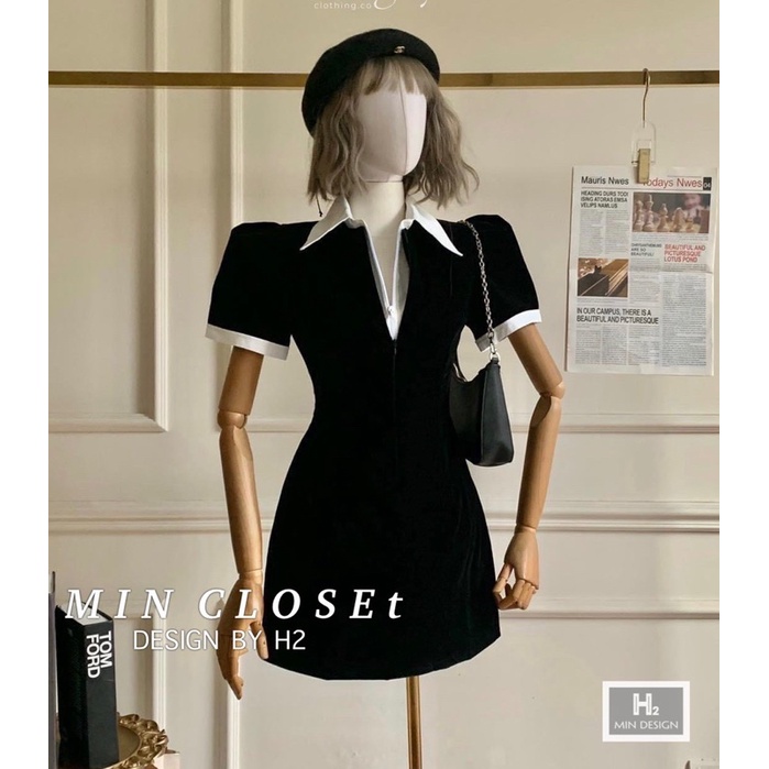 Váy nhung cổ sơ mi trắng - 𝐕𝐘.𝐂𝐋𝐎𝐓𝐇𝐄𝐒 𝐂𝐇𝐔𝐘𝐄̂𝐍 𝐇𝐀̀𝐍𝐆 𝐐𝐔𝐀̉𝐍𝐆 𝐂𝐇𝐀̂𝐔 𝐂𝐇𝐈́𝐍𝐇 𝐇𝐈𝐄̣̂𝐔