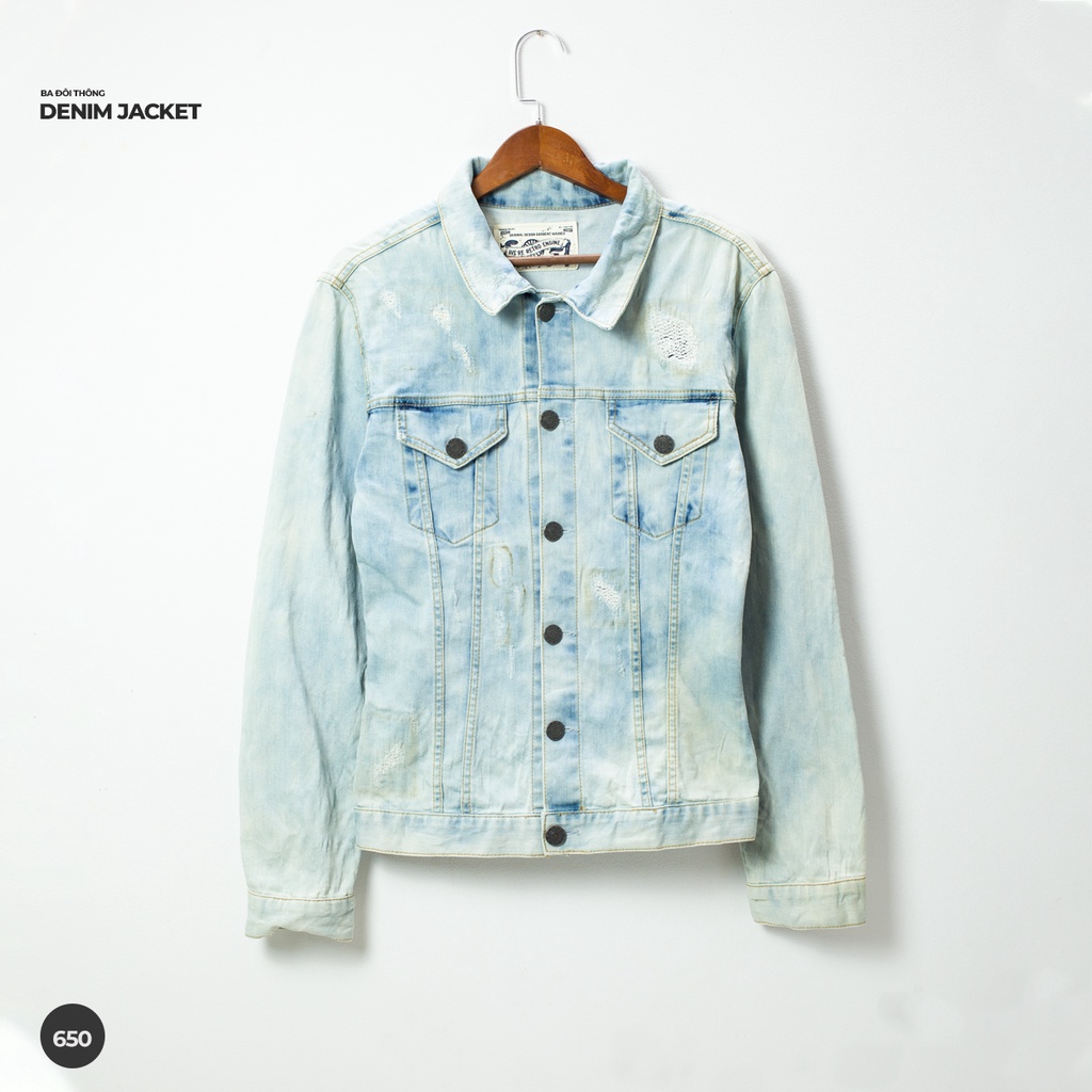 ÁO KHOÁC JEAN MỸ 2HAND UNISEX (DENIM JACKET)