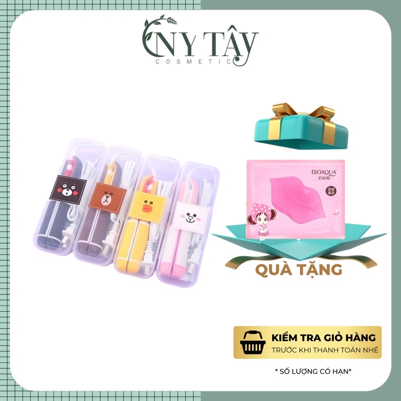 Máy Duỗi Tóc Kẹp Phồng Tóc Mini Cầm Tay Cao Cấp