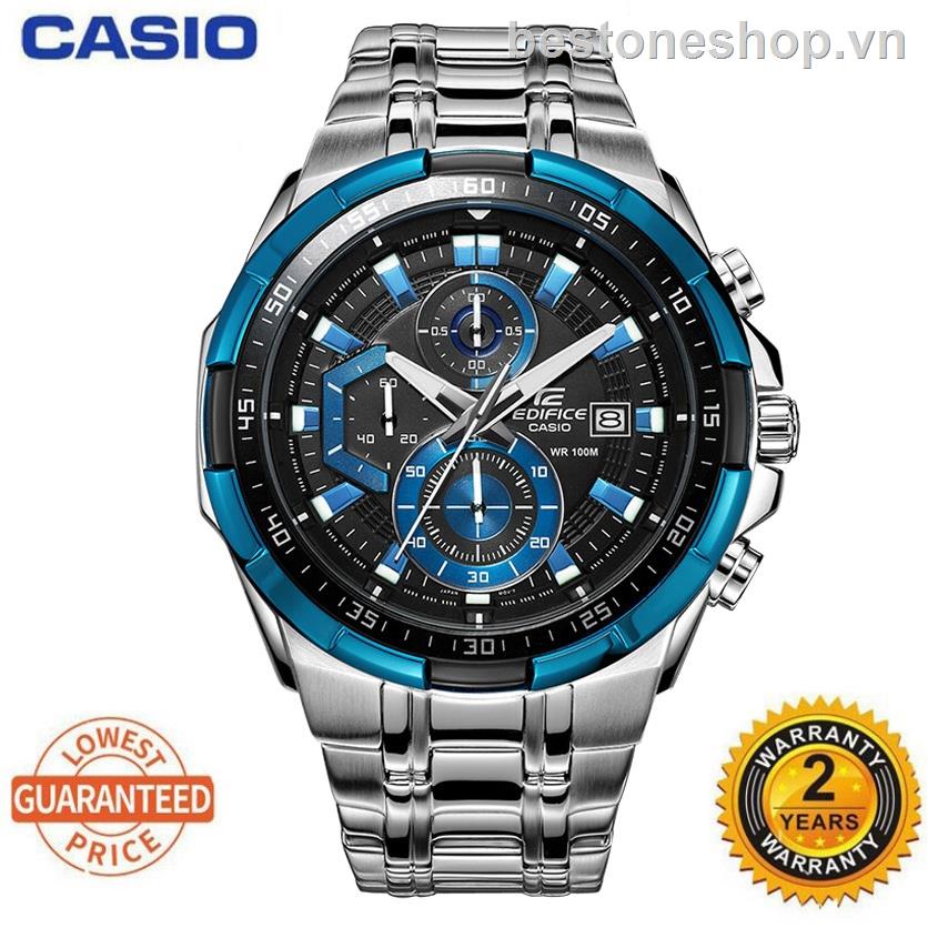 Đồng Hồ Cassio Edifice EFR539 DY Chronograph Bằng Thép Không Gỉ Màu Bạc Cho Nam