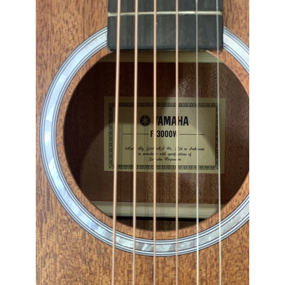 Đàn Guitar Acoustic Yamaha F3000 Bản 2023 Có Gắn EQ LC-5