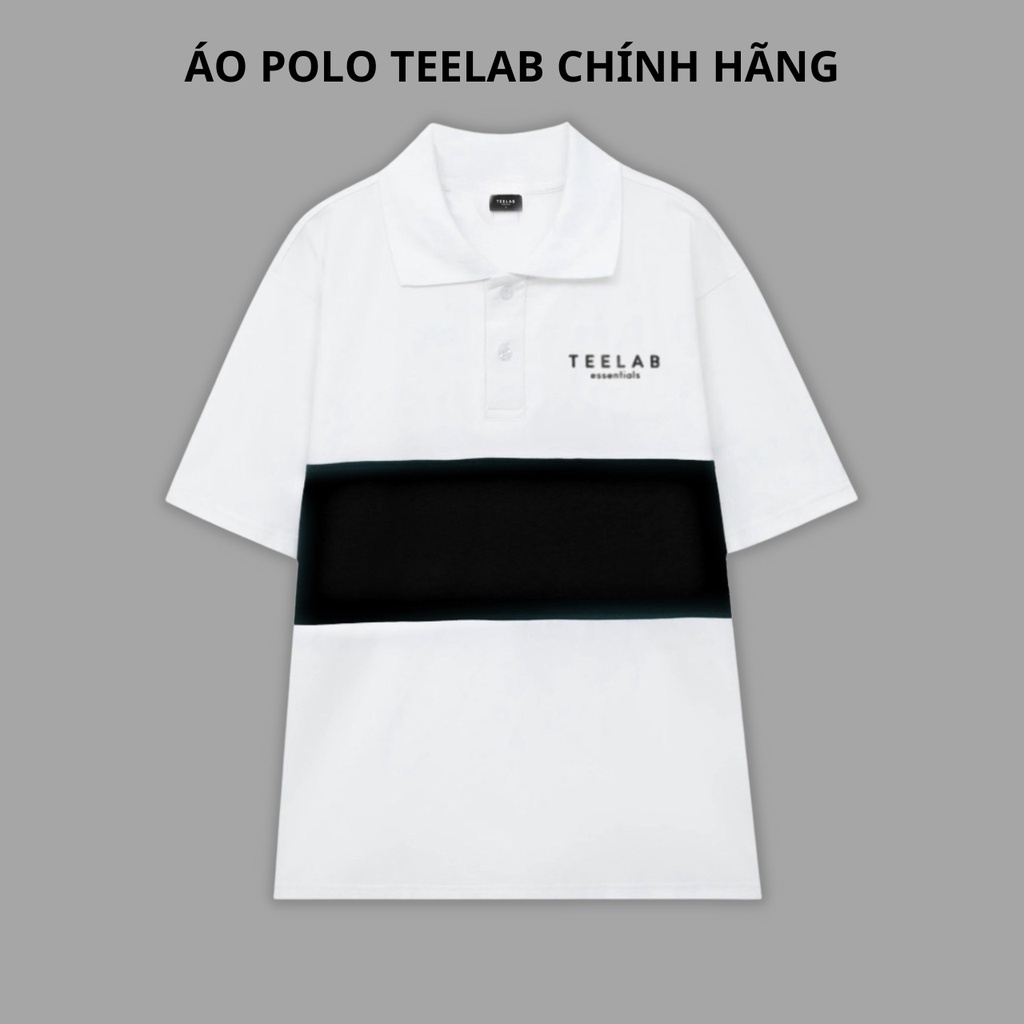 Áo Polo Teelab Special , áo thun có cổ local brand  unisex form rộng phong cách Hàn Quốc