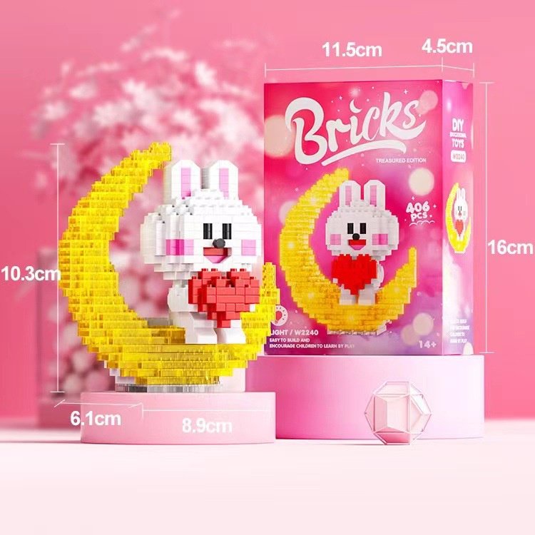 Lego phát sáng brick nhân vật hoạt hình