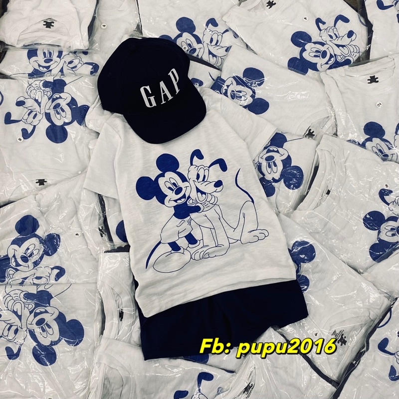 Set bộ MICKEY GAP kèm mũ cho bé trai