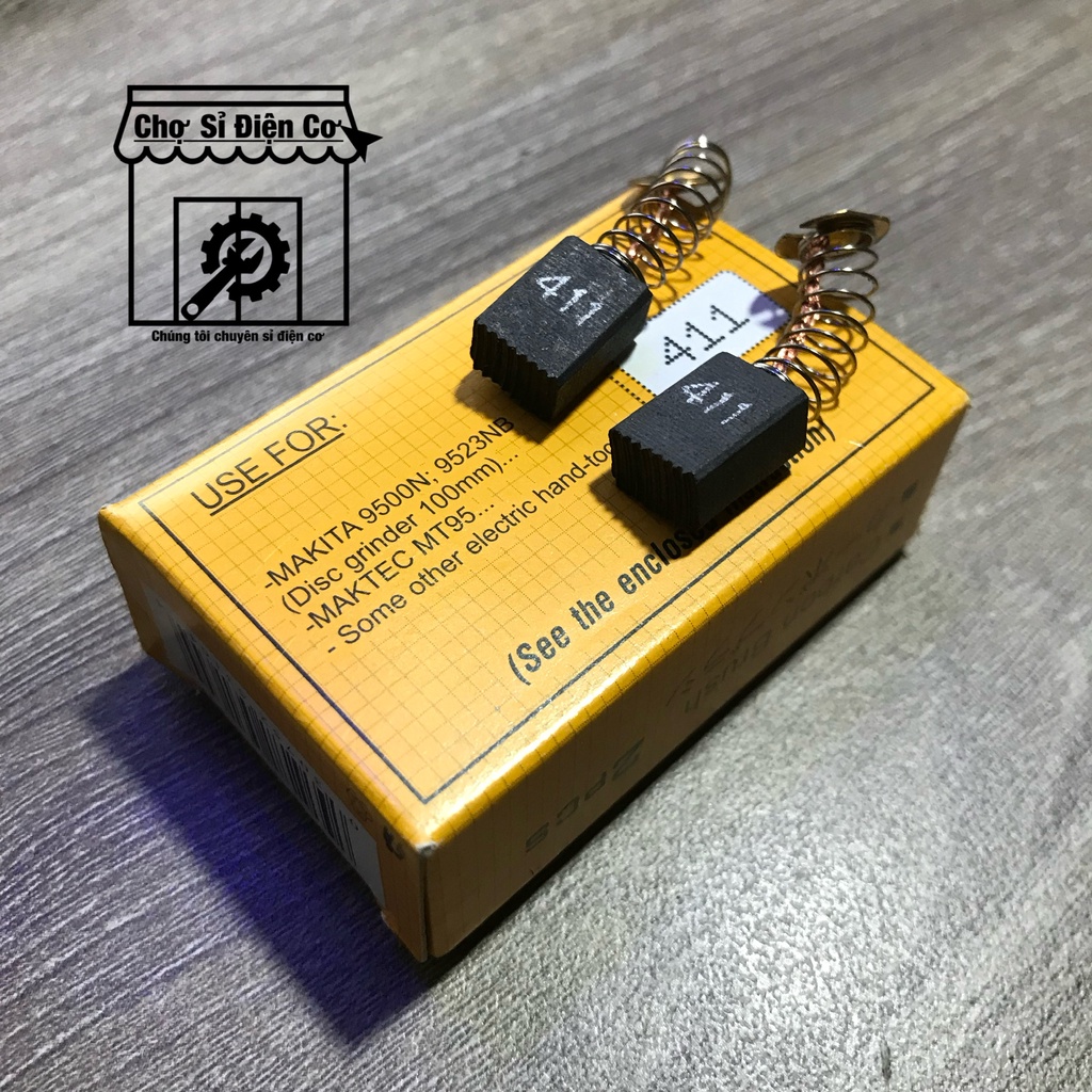 Chổi Than NB 411 6X9 Dùng Cho Máy Mài Makita 9523 - 9553 - 9556 Hàng TỐT