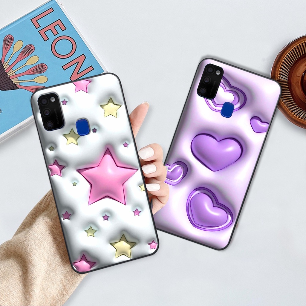 Ốp Samsung M21 / M30s in phẳng hiệu ứng 3D giả nổi siêu thật, cực xinh, cá tính