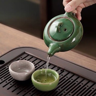 Bộ tách trà ngọc thạch 6 màu