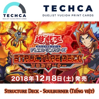 Bài In Tiếng Việt - Bộ bài Yugioh - Structure Deck - Soulburner