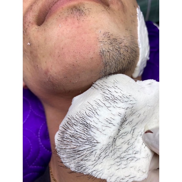 Sáp wax lông-Gói 100gr sáp dừa ,thơm sữa dừa ,độ bám lông cao