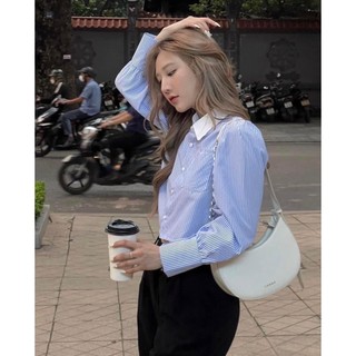 Áo sơ mi dài tay dáng lửng