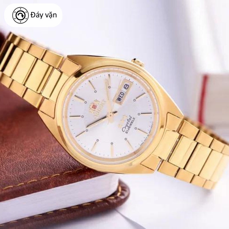 Đồng hồ Orient Watch 3 Star FAB0000 nam cơ automatic lên cót tay mặt kính chống xước dây thép đeo tay cao cấp chính hãng