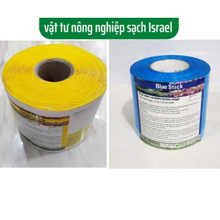 Cuộn 100m Keo Bẫy côn trùng Israel - màu vàng/ màu xanh - bẫy các loại bọ trĩ và côn trùng trong nông nghiệp