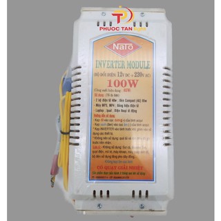  Biến Điện 12V 24V ra 220V Sạc Điện Thoại 100W 
