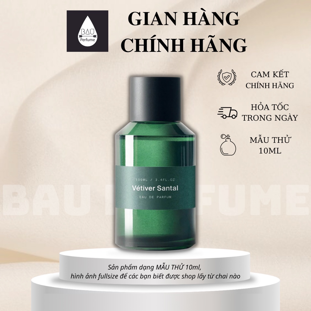Nước hoa chính hãng Vetiver Santal