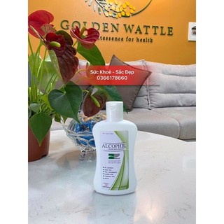 Alcophil 150ml -sữa tắm rửa mặt dành cho da khô,da nhờn