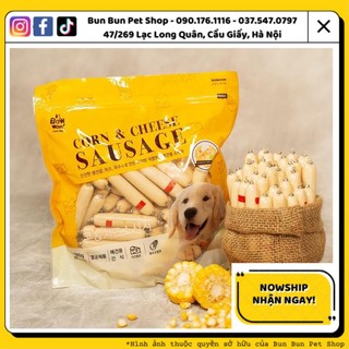 1 cây Xúc xích bắp và xúc xích việt quất BOWWOW cho chó mèo