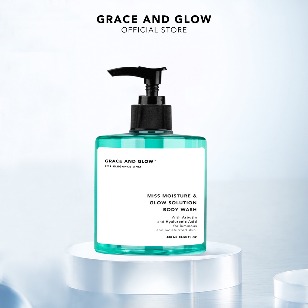 Sữa tắm dưỡng ẩm trắng da Grace And Glow Miss Moisture and Glow Solution Body Wash 400ML