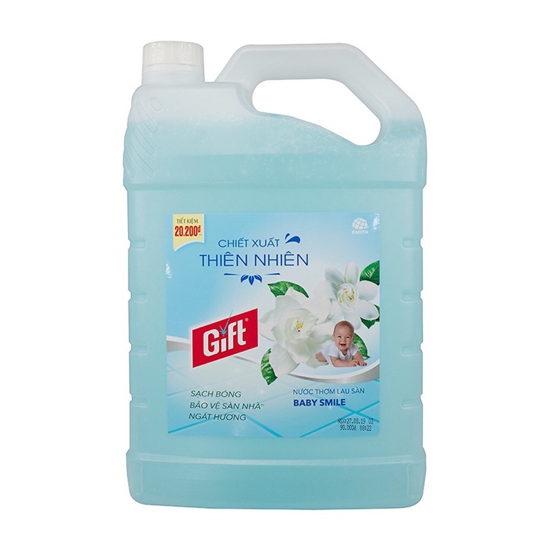 Lau sàn can Gift 3,6 kg đủ mùi