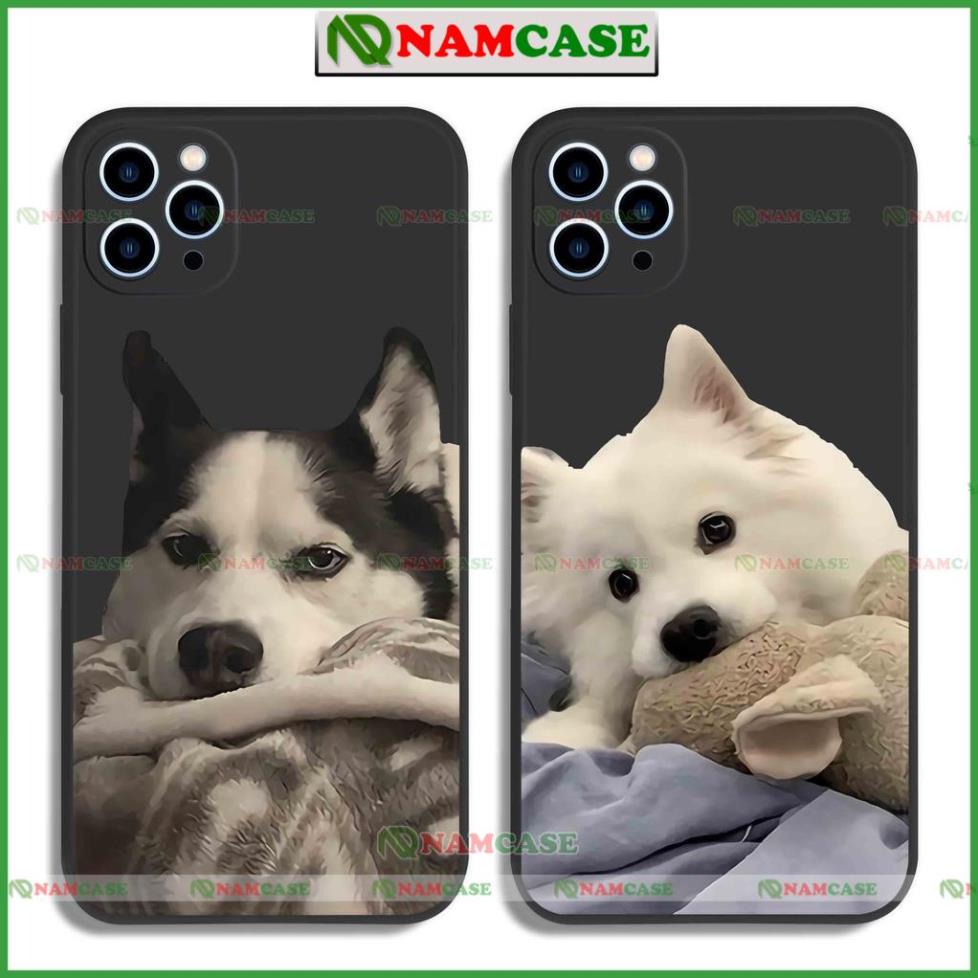 Ốp lưng iphone cặp đôi hoạt hình độc lạ chó mèo ngộ nghĩnh dễ thương đẹp cho ip 6/6s/7/8/X/XS/11/12/13/14 Pro Plus Max