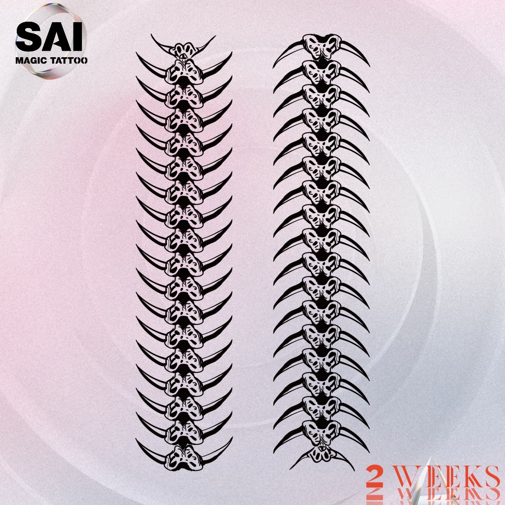 Miếng dán hình xăm tạm thời SAI MAGIC TATTOO 213 kích thước 18CM×11CM chống thấm nước lâu trôi lên đến 2 tuần
