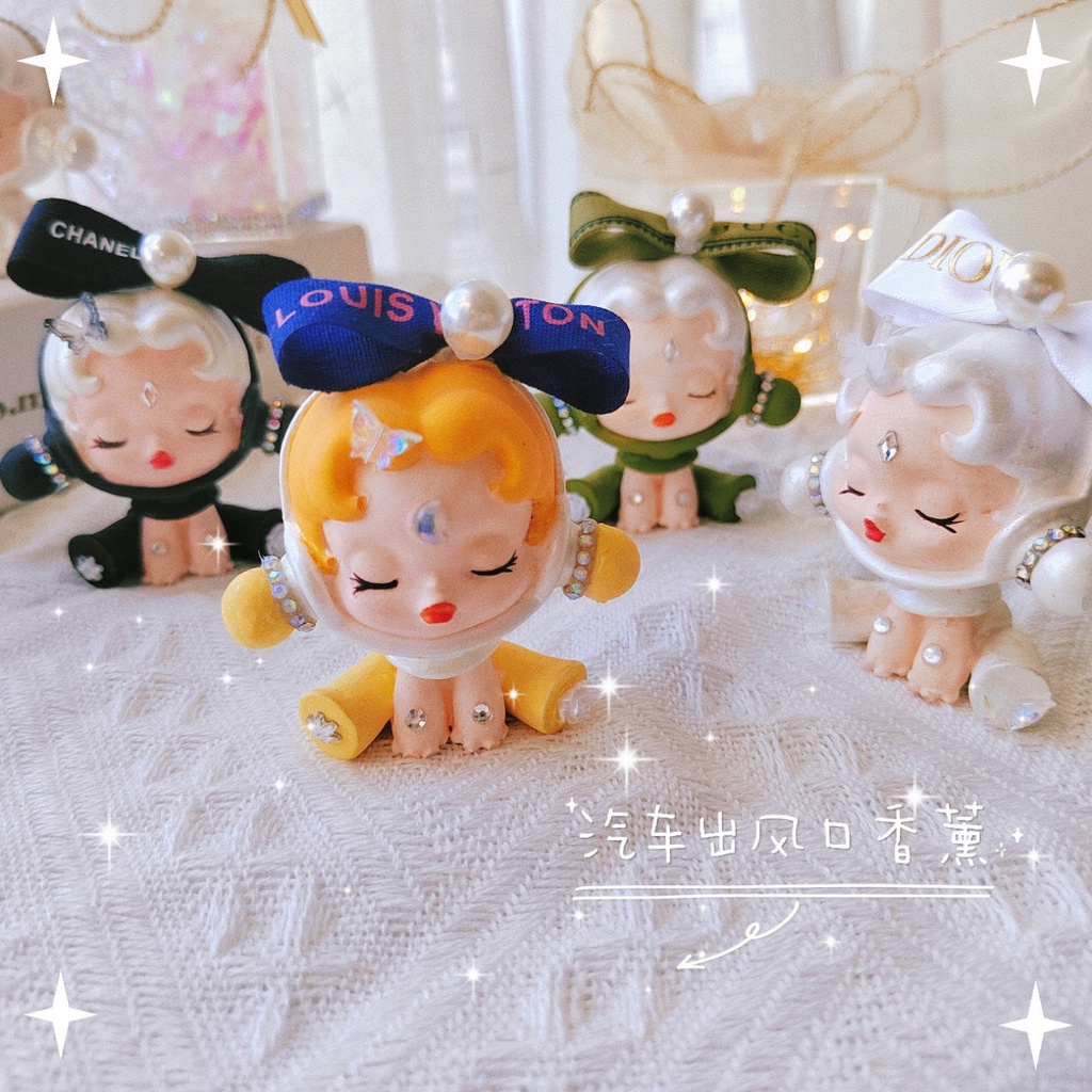 Phụ Kiện Trang Trí Cửa Gió Điều Hòa Xe Hơi Hình Skull Panda -Cài Cửa Gió Sáp Thơm Xe Ô Tô