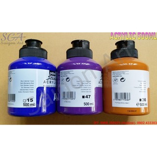 [KM] Acrylic Pebeo Studio High Viscosity bình lớn 500ml