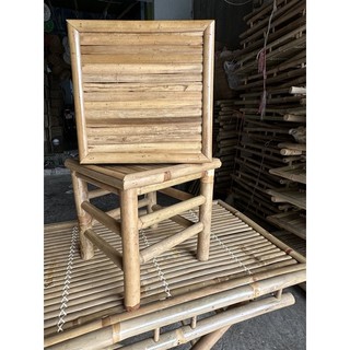 Ghế đôn tre phủ bóng