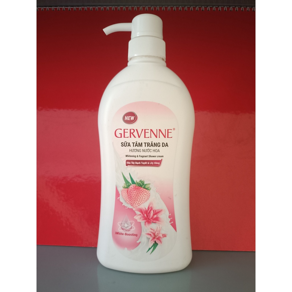 Gervenne - Sữa tắm trắng da 450 g -3 mùi( lyly/ lyly tím/ nước hoa)