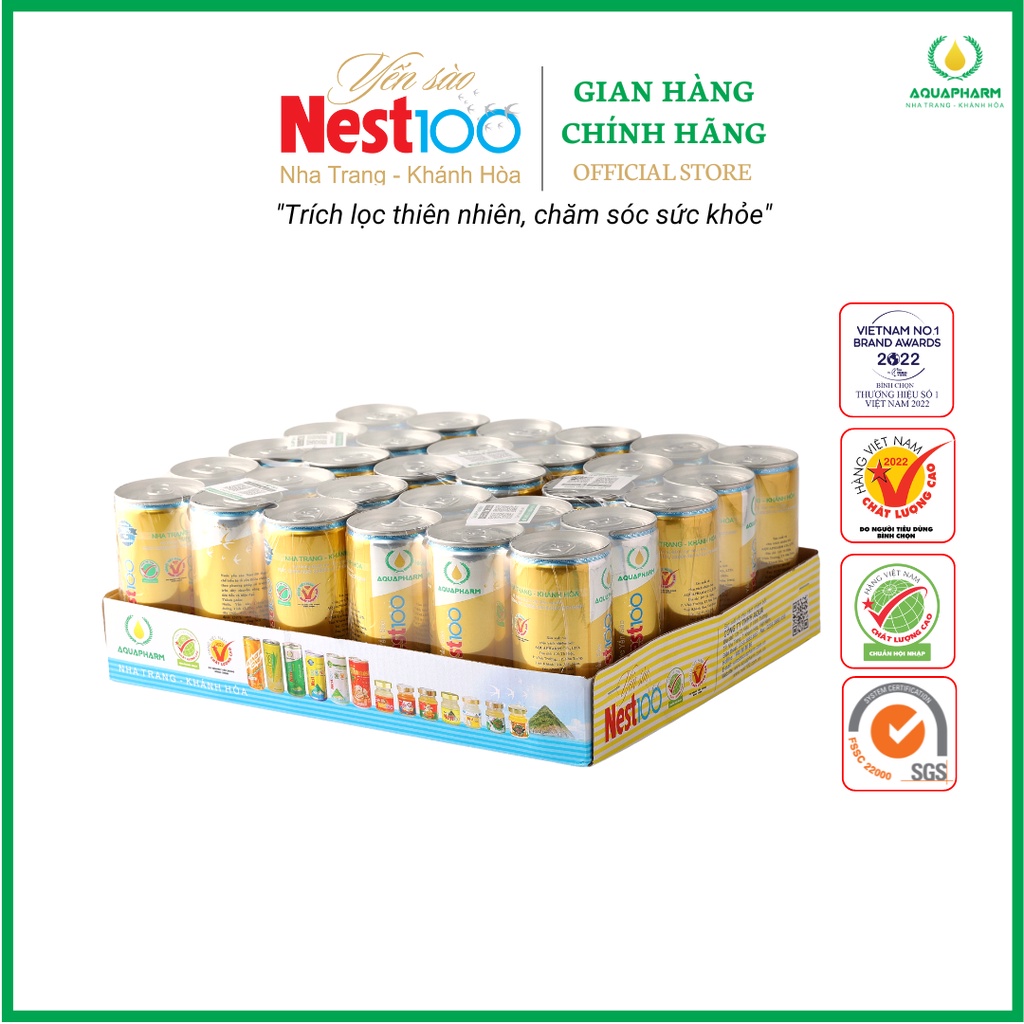 Nước Yến Sào Nest100 Có Đường Lon 190ml