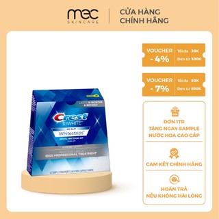 Miếng dán trắng răng Crest 3D White Whitestrips Professional Effects Lẻ 1 gói - Mecskincare