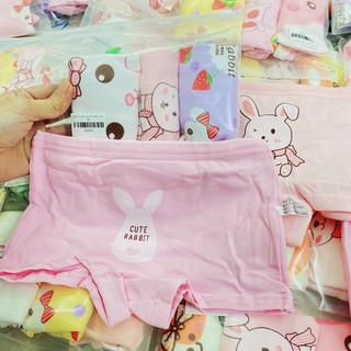 Set 3 Quần chip bé gái, Quần chip đùi cotton cao cấp cho bé gái