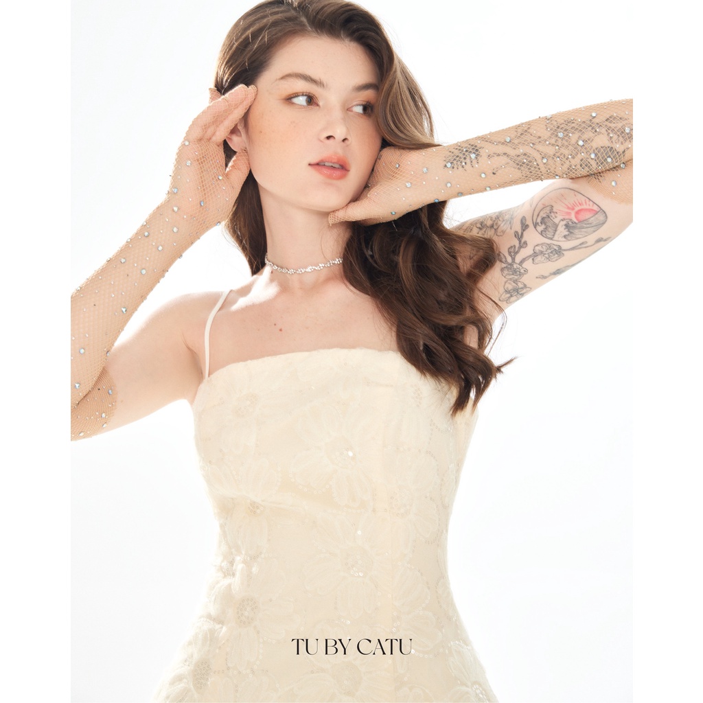 TUBYCATU | Áo 2 dây kiểu jade top - cream