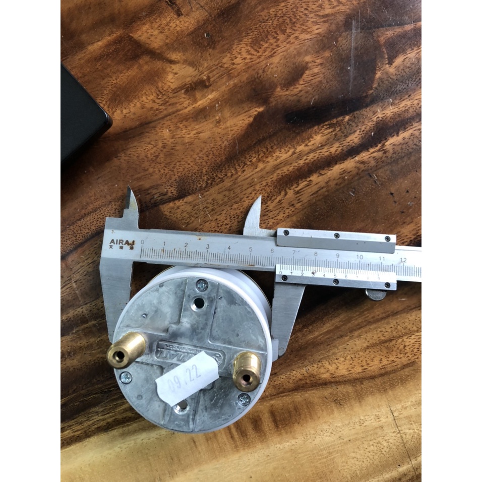 Đồng hồ áp suất hai kim đo 3 &15 Bar cho máy pha cà phê  dung cho máy nuova, BFC, Saremo