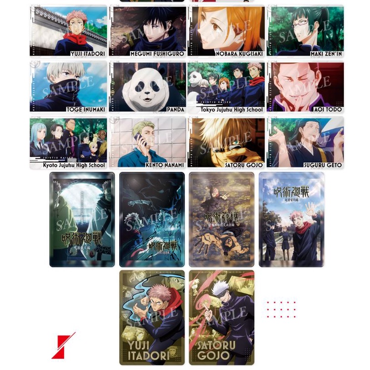 Pack Thẻ Bài Jujutsu Kaisen 4 Metal Collection Chính Hãng Chưa Bóc mới 100%
